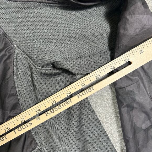 The North Face Gray Hooded Jacket Black Camo Denali - Picture 6 of 7